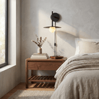 Nivara Alabaster Disc Wall Sconce