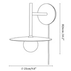 Nivara Alabaster Disc Wall Sconce