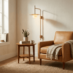Nivara Long Arm Alabaster Wall Sconce