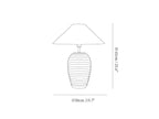 Nivara Ripple Table Lamp