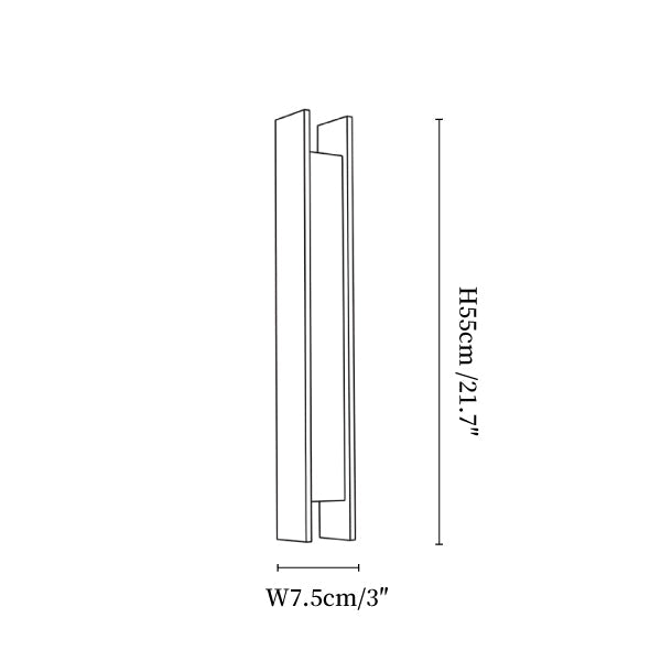 Nivora Alabaster Linear Wall Sconce