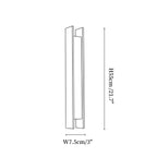 Nivora Alabaster Linear Wall Sconce