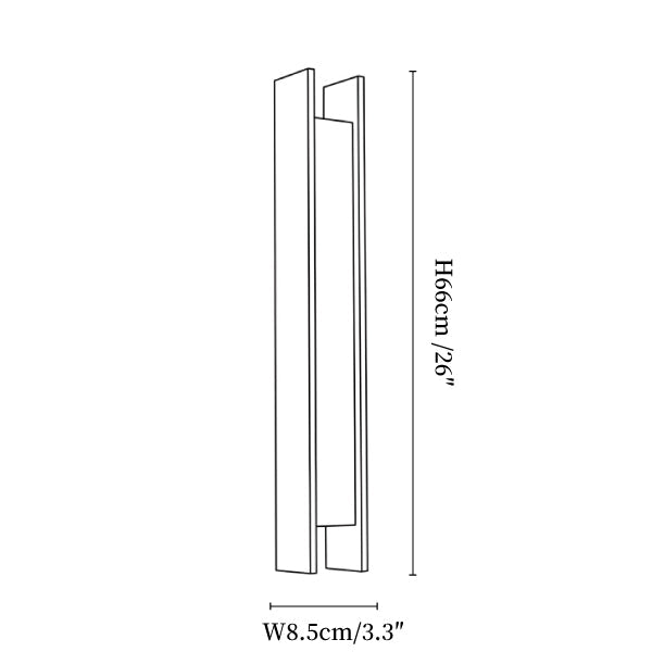 Nivora Alabaster Linear Wall Sconce
