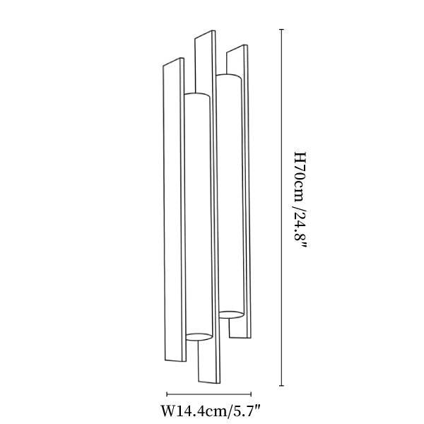 Nivora Alabaster Linear Wall Sconce
