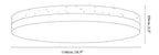 Noa Travertine Ceiling Light