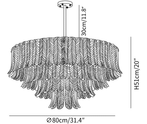 Nobelium Tribeca Chandelier