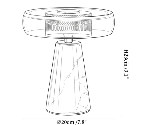 Noctra Halo Table Lamp