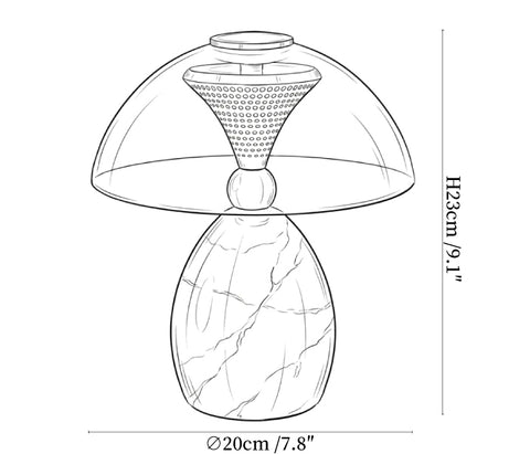 Noctra Halo Table Lamp