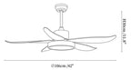 Noctura Glide Ceiling Fan Light