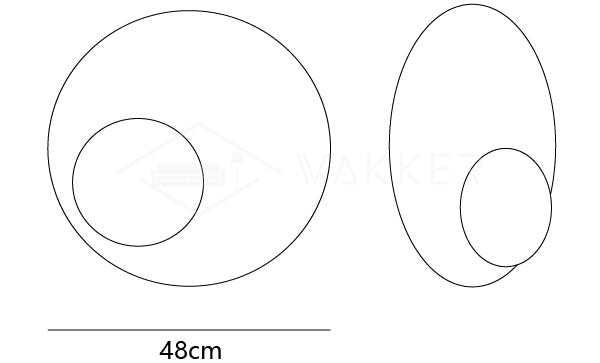 Nodes Angled Wall Sconce