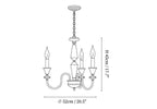 Noir Candelabra Chandelier