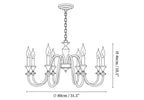 Noir Candelabra Chandelier