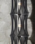 Noir Mesh Tower Floor Lamp