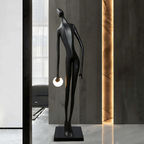 Noir Muse Sculpture Floor Lamp