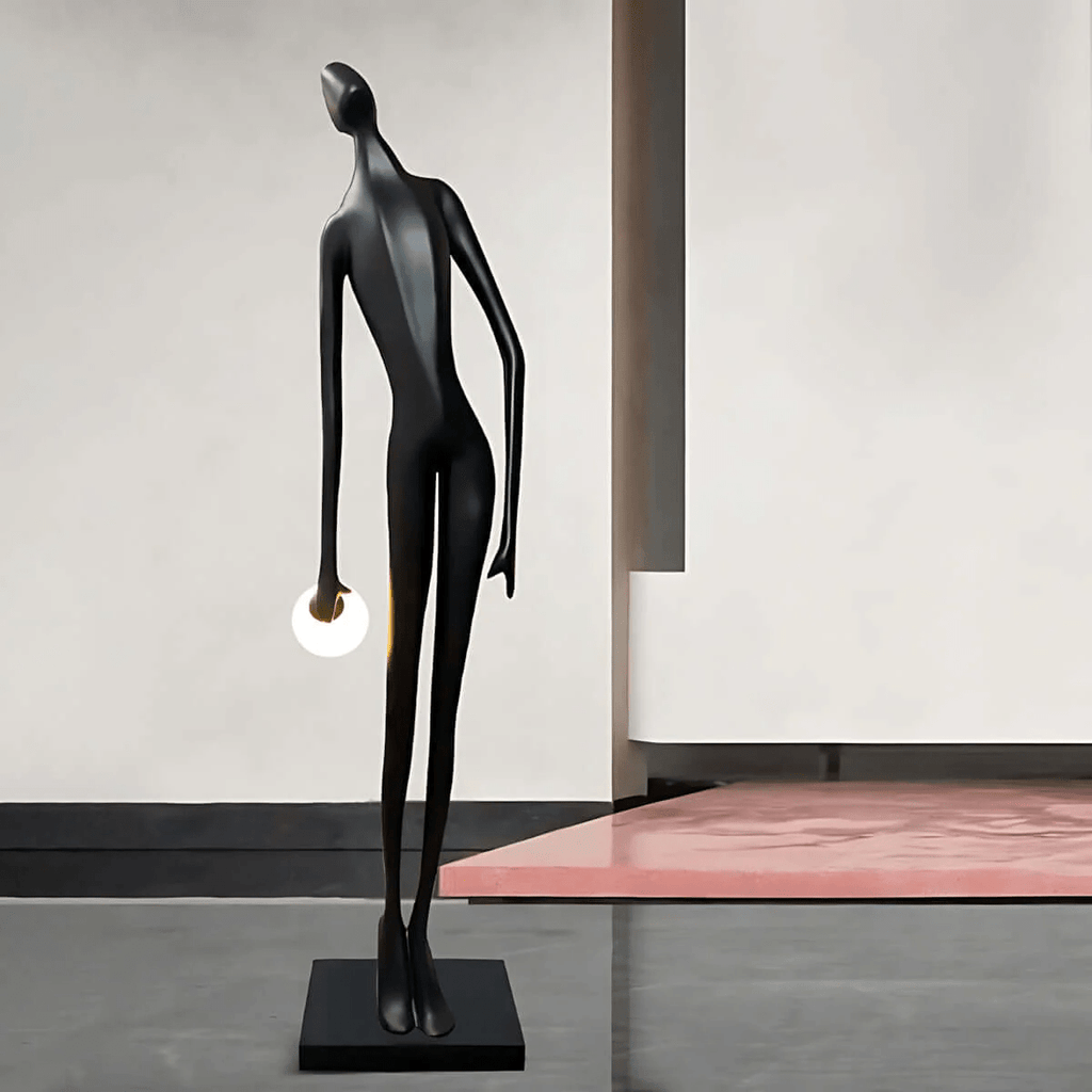 Noir Muse Sculpture Floor Lamp