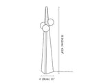 Noir Roy Floor Lamp