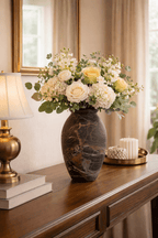 Noir Vein Stone Vase