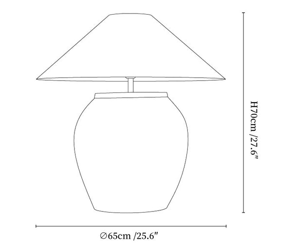 Noira Terracotta Table Lamp