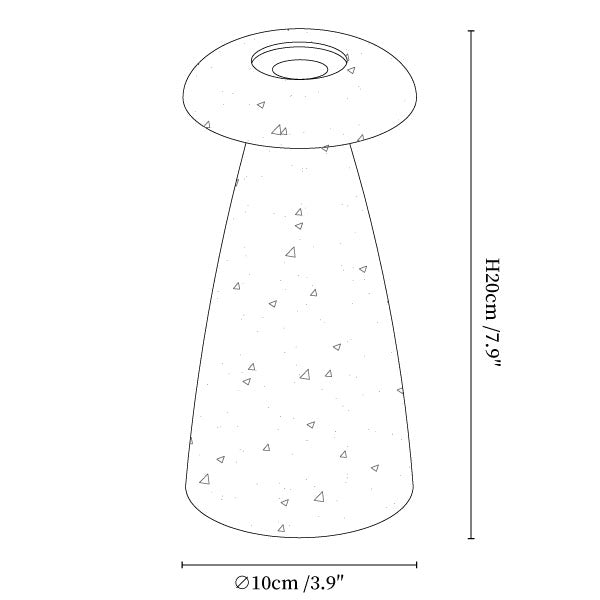 Noko Mushroom Rechargeable Table Lamp