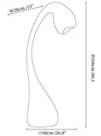 Noor Grande Sculptural Floor Lamp