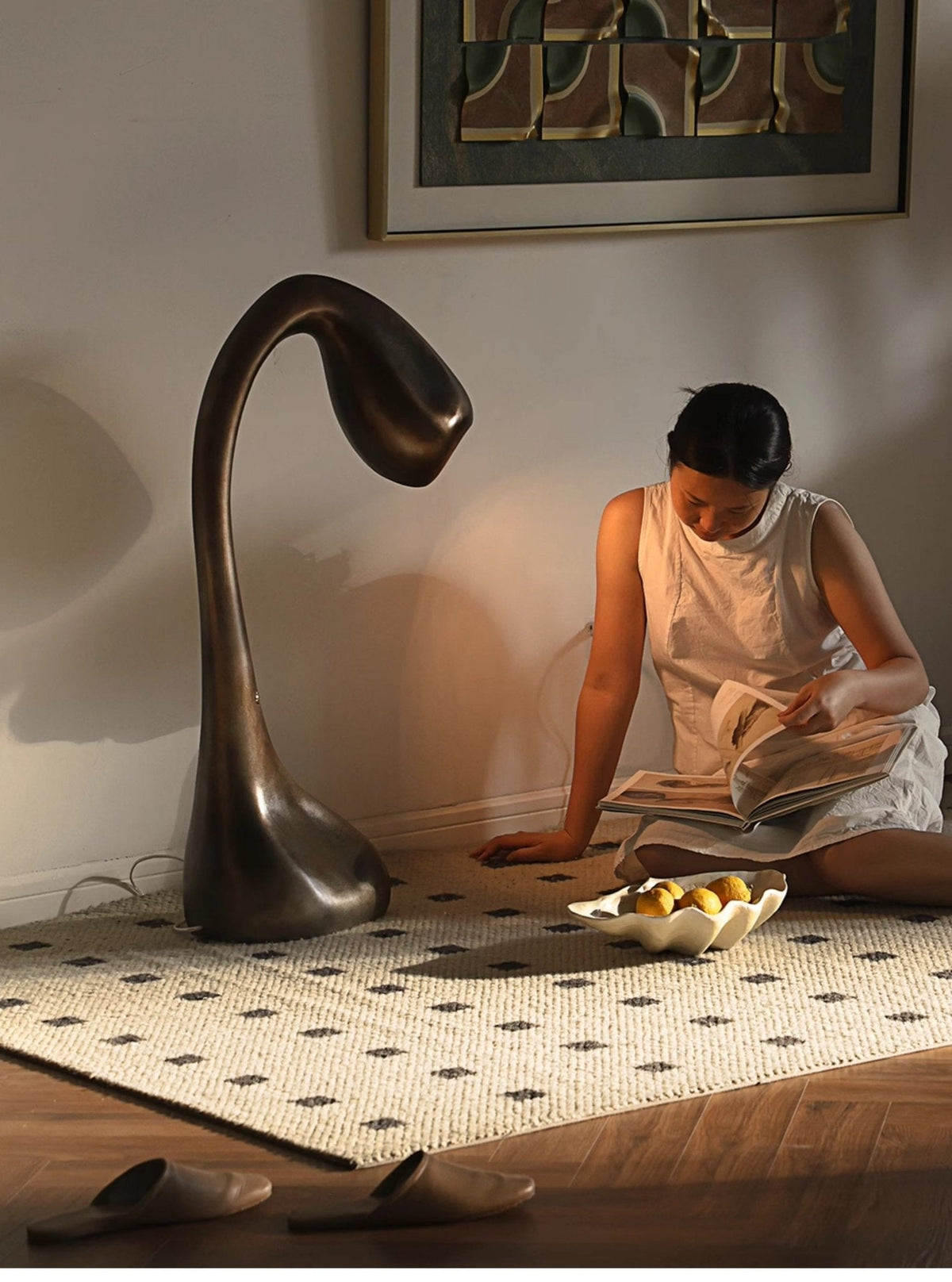 Noor Sculptural Table Lamp