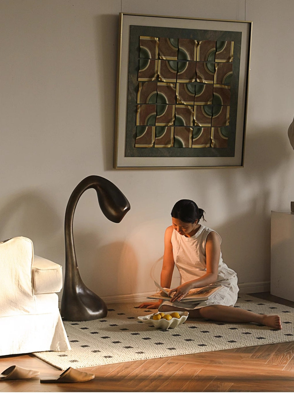 Noor Sculptural Table Lamp
