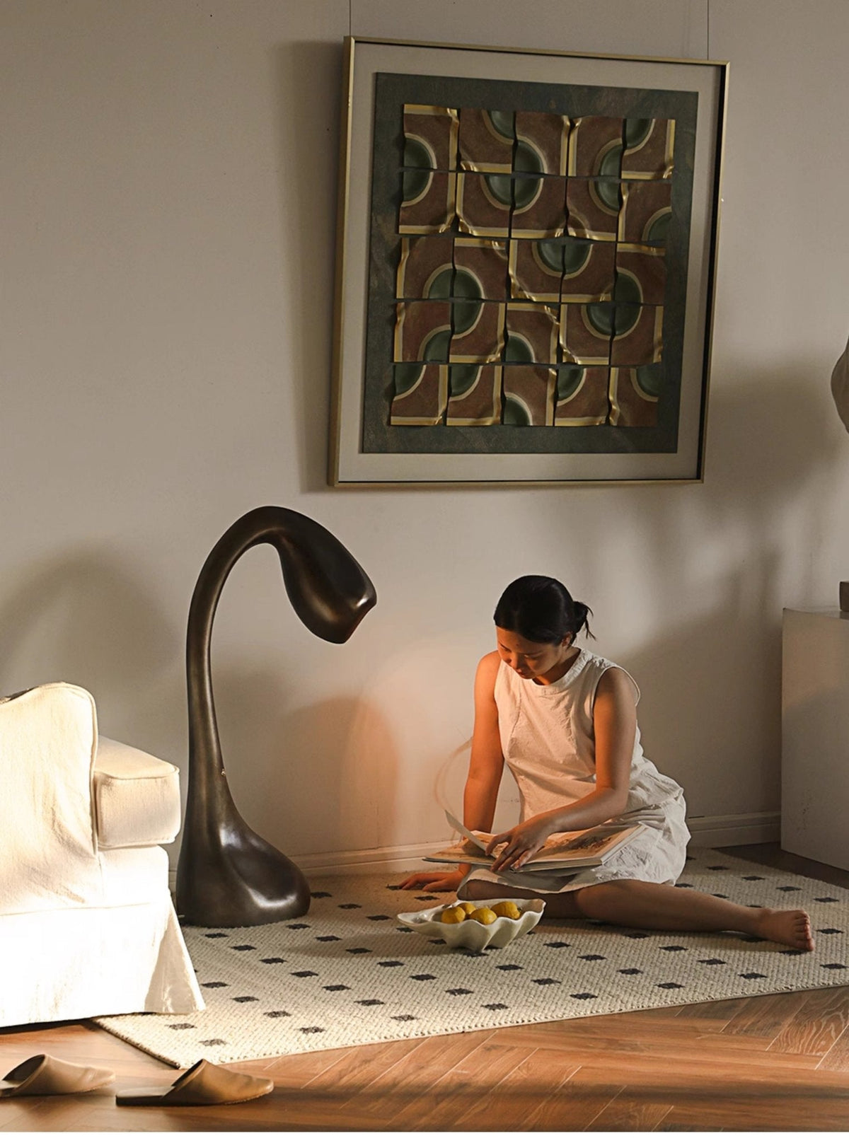 Noor Sculptural Table Lamp