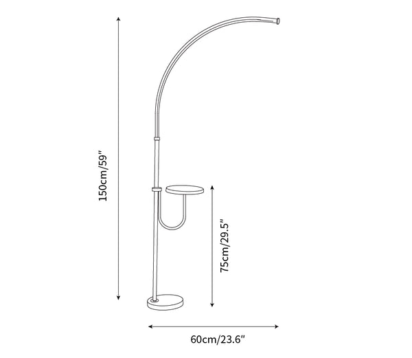 Nordic Arc Floor Lamp