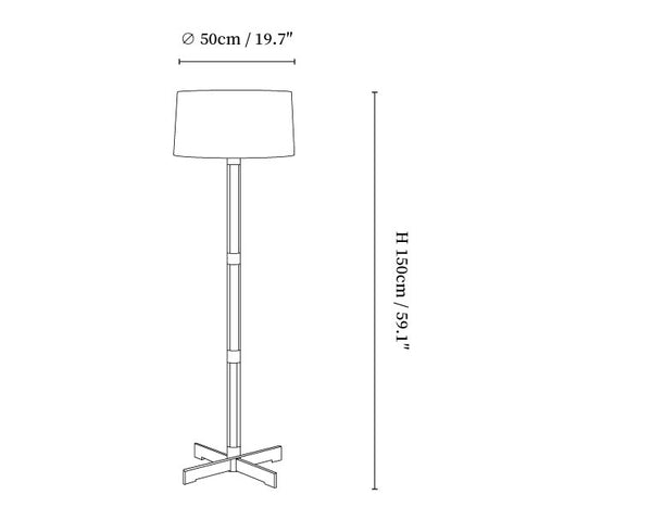 Nordic Frame Floor Lamp