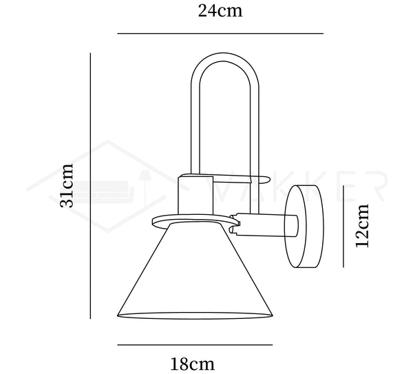 Nordic Metal Wall Sconce