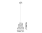 Nordic Tilted Wood Pendant Light