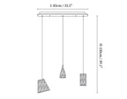 Nordic Tilted Wood Pendant Light