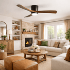 Nordic Wooden 42"/48"/52" Ceiling Fan Light