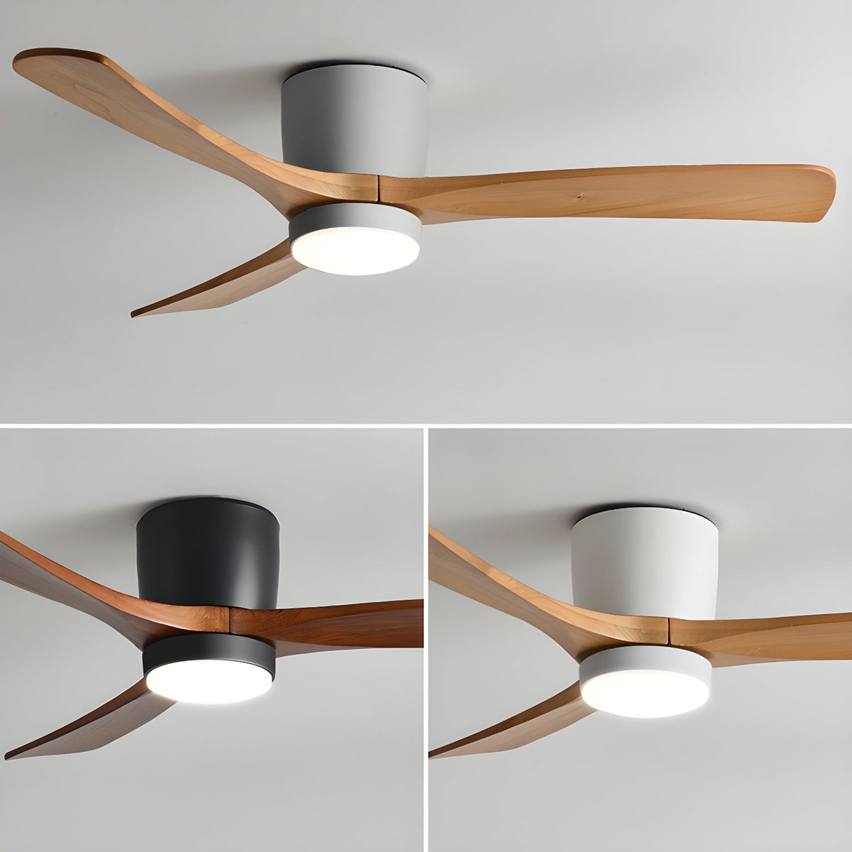 Nordic Wooden 42"/48" Ceiling Fan Light