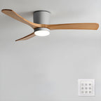 Nordic Wooden Ceiling Fan Light