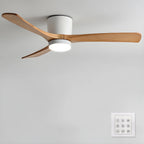 Nordic Wooden Ceiling Fan Light