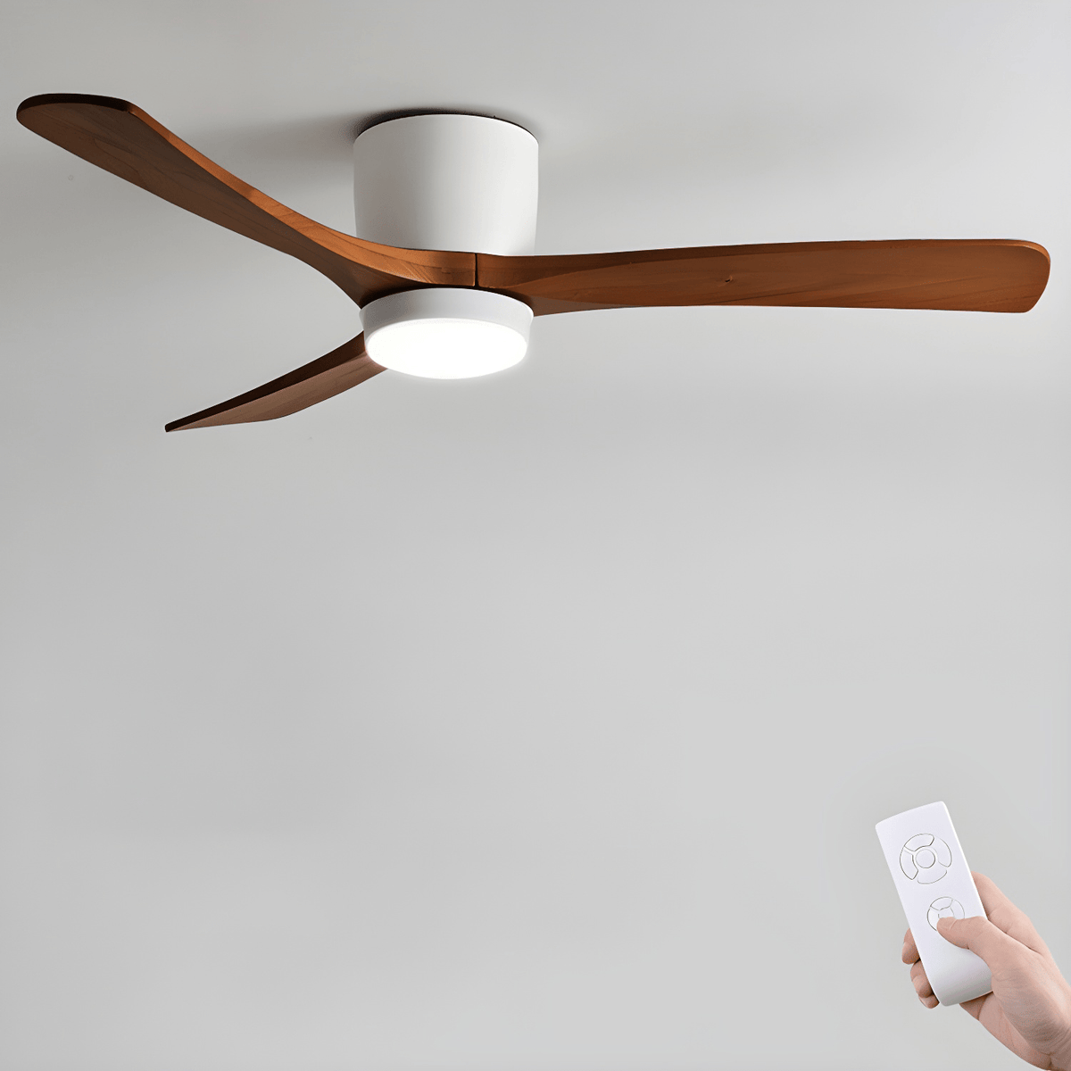 Nordic Wooden 42"/48" Ceiling Fan Light