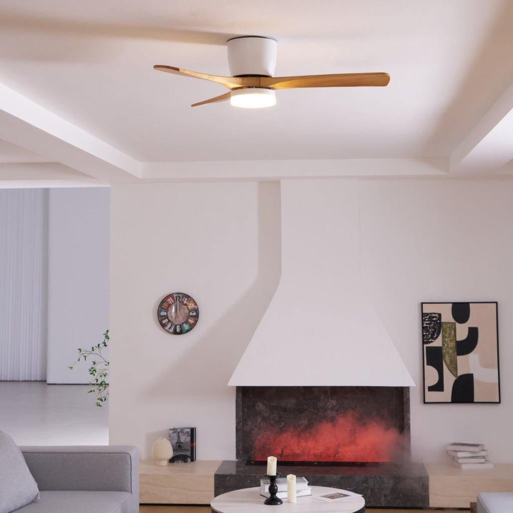 Nordic Wooden 42"/48" Ceiling Fan Light