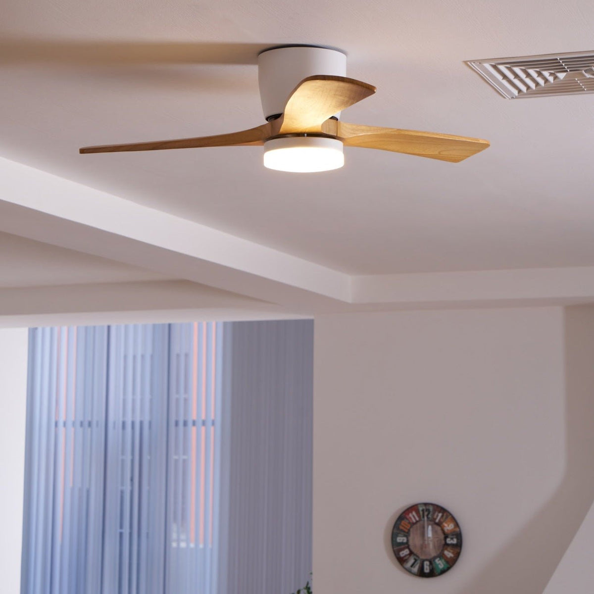 Nordic Wooden 42"/48" Ceiling Fan Light