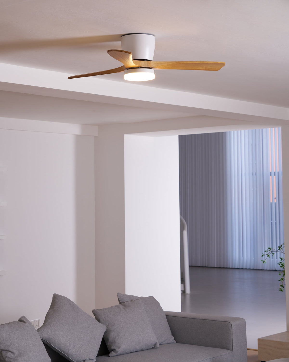 Nordic Wooden 42"/48" Ceiling Fan Light