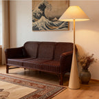 Nordic Woodgrain Floor Lamp