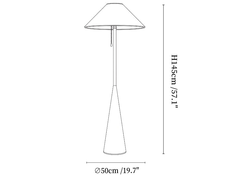 Nordic Woodgrain Floor Lamp