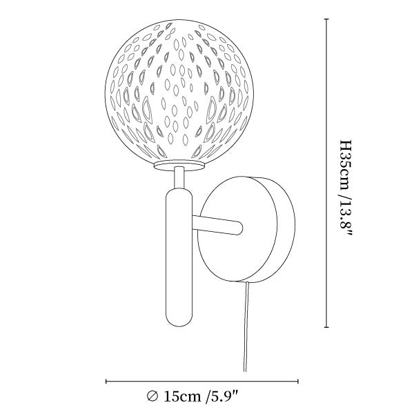Nordica Plug-in Wall Lamp