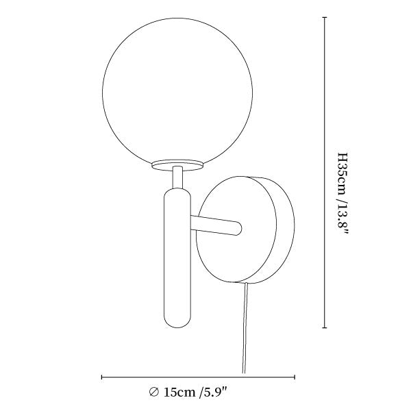Nordica Plug-in Wall Lamp