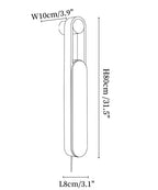 Norix Alabaster Frame Plug-in Wall Light