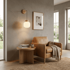 Norvyn Wood Drop Wall Lamp