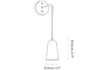 Norvyn Wood Drop Wall Lamp