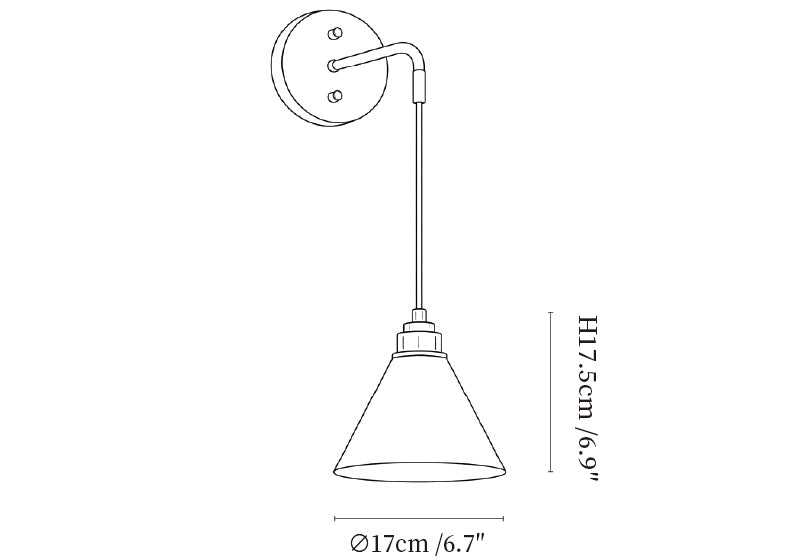 Norvyn Wood Drop Wall Lamp