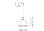 Norvyn Wood Drop Wall Lamp