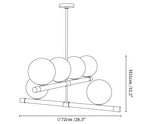 Nova Linear Chandelier